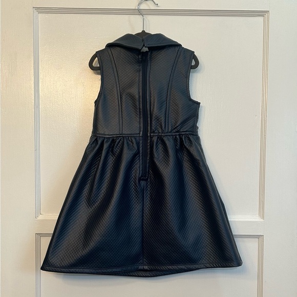 Disney Descendants Evie Faux Leather Dress Navy size 4 - Picture 3 of 6
